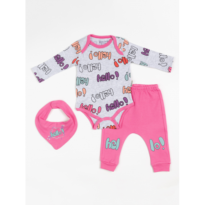 Комплекты детской одежды Star Kidz Комплект боди, слюнявчик и штанишки