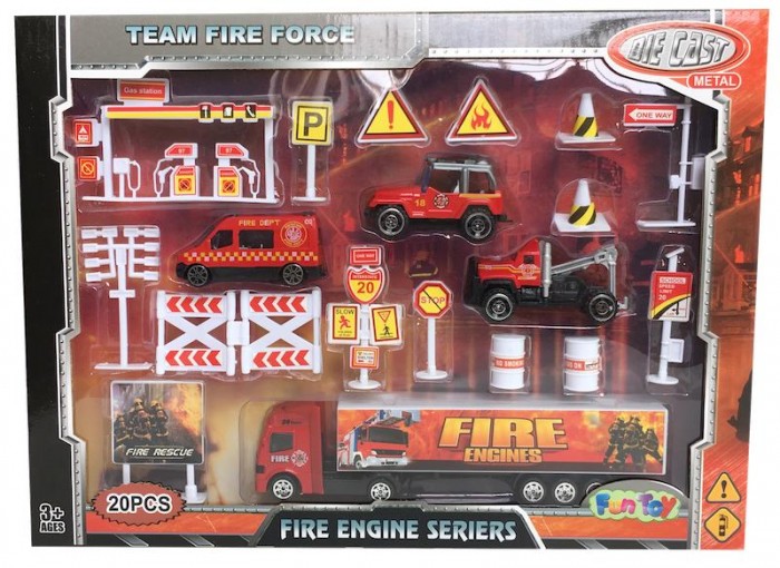 

Fun Toy Набор пожарной теxники, Набор пожарной теxники