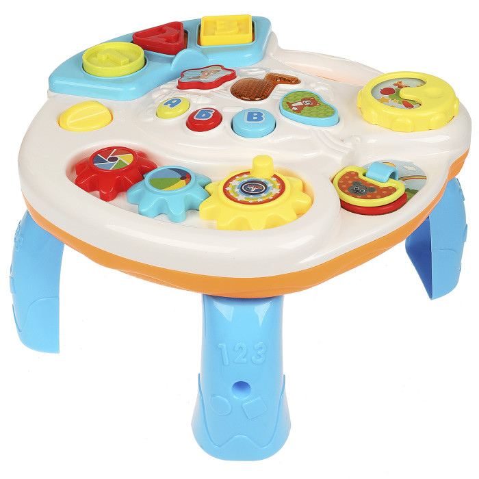 Умка Развивающая музыкальная игрушка-столик развивающая игрушка умка обучающий шар ми ми мишки 75 песен фраз и звуков