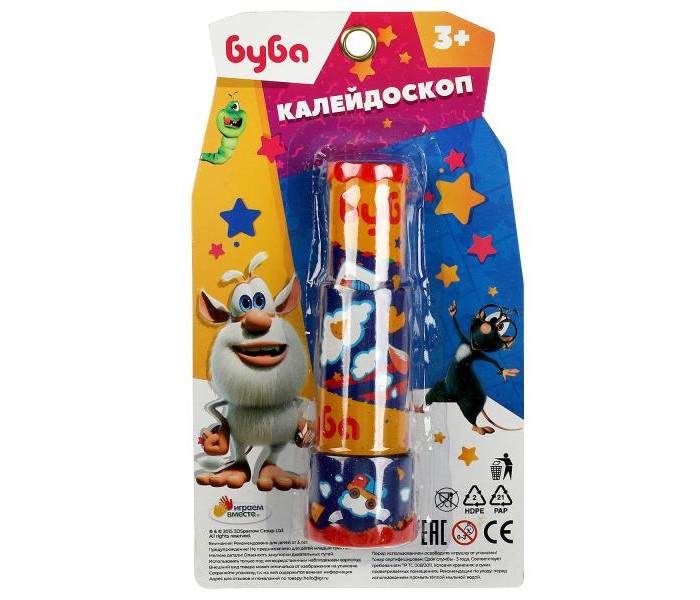 

Развивающая игрушка Играем вместе Калейдоскоп Буба B1616114-R15, Калейдоскоп Буба B1616114-R15