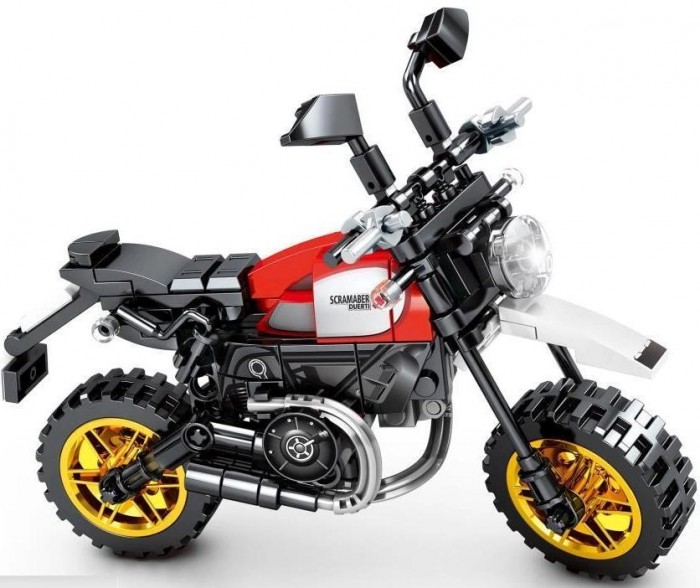 

Конструктор Sembo Известные мотоциклы Ducati Scrambler 800 (212 деталей), Известные мотоциклы Ducati Scrambler 800 (212 деталей)