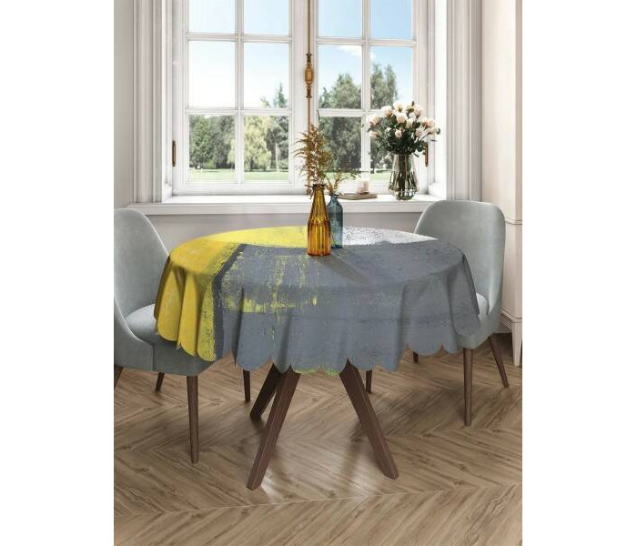 Товары для праздника JoyArty Круглая скатерть на кухонный и праздничный стол Лоскутный гранж  150x150 см