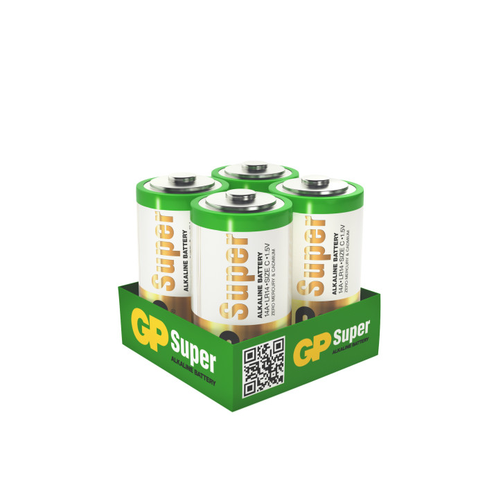 GP Batteries Батарейка Super 14A-2CRB4 4 шт.