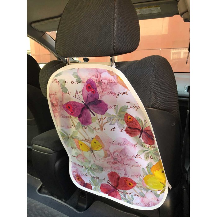 JoyArty Защитная накидка на спинку автомобильного сидения Письмо в бабочках cspr_11030 - фото 1