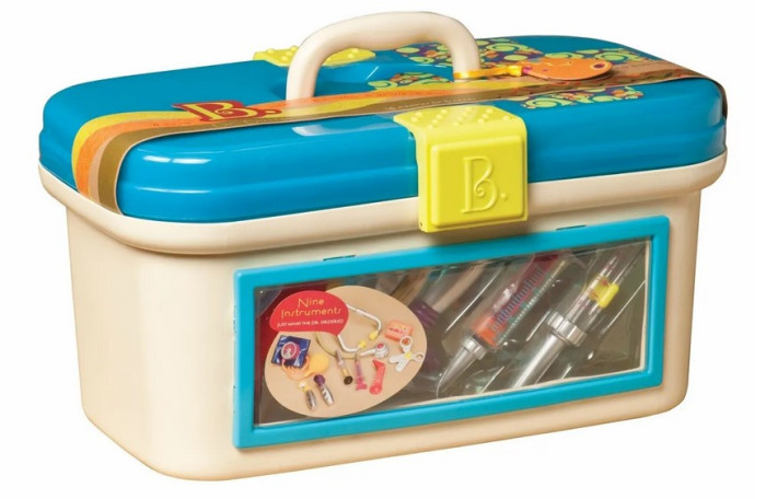 Ролевые игры B.Toys Набор игровой медицинский с крышкой игровой набор доктора в чемоданчике со светом звуком хэппиленд 182029