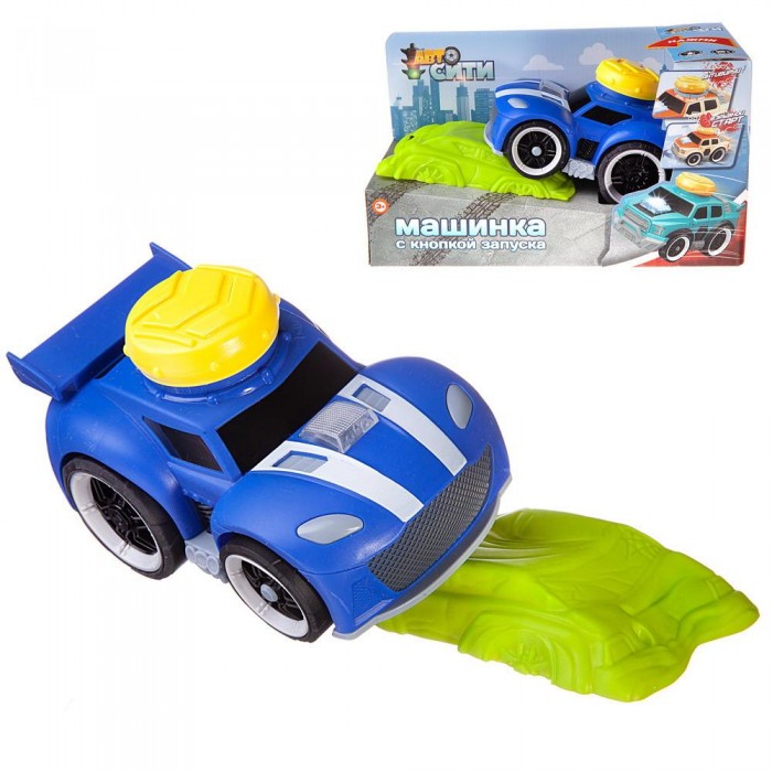 ABtoys Машинка Автосити C-00414 игрушечная гоночная машинка синяя