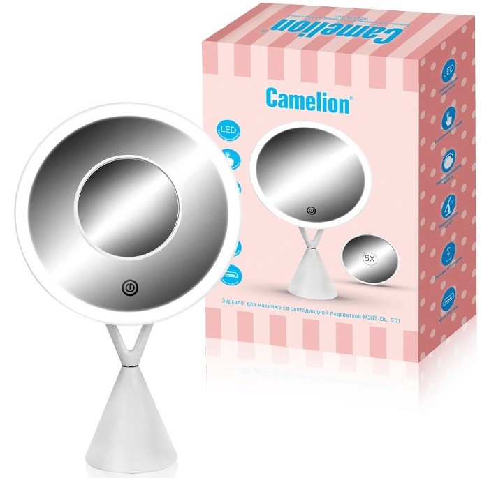 

Camelion Зеркало c Led подсветкой M282-DL, Зеркало c Led подсветкой M282-DL