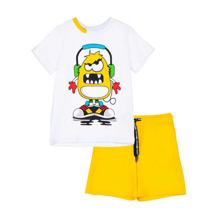 цена Комплекты детской одежды Playtoday Комплект трикотажный для мальчиков: футболка, шорты Monsters kids boys 12312163