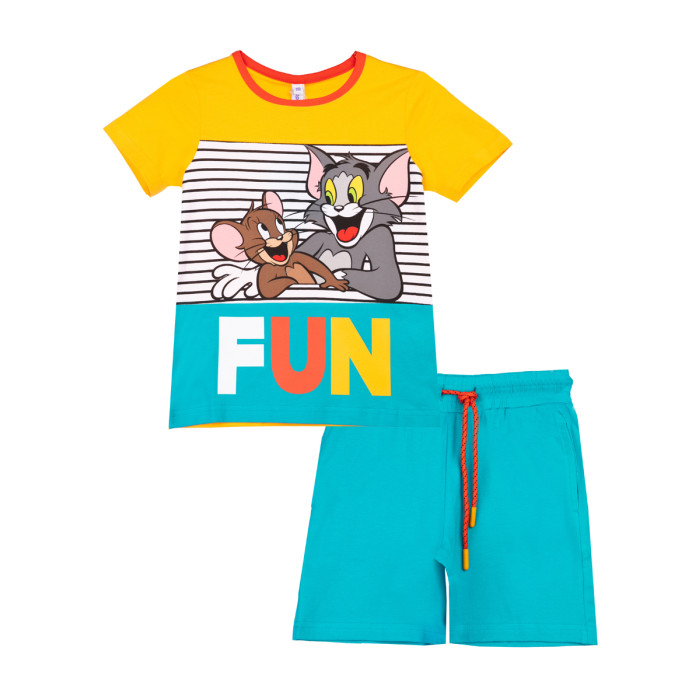 цена Комплекты детской одежды Playtoday Комплект трикотажный для мальчиков: футболка, шорты Best friend kids boys 12332070