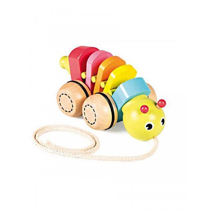 Каталка-игрушка Goula Гусеница 53454 развивающая игрушка для малышей музыкальная jialegu toys гусеница 855 64a
