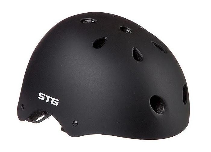 Шлемы и защита STG Шлем с фиксированной застежкой MTV12 велошлем m wave kid s sea land размер 52 57