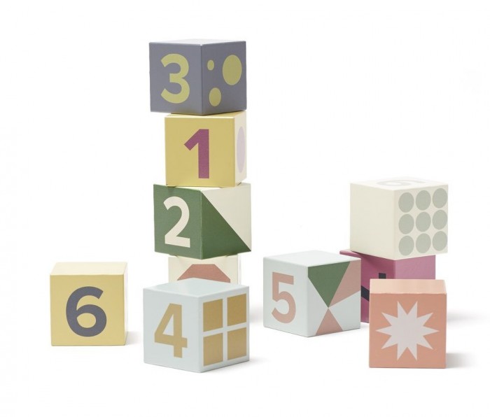 Деревянные игрушки Kid's Concept Кубики с цифрами Edvin