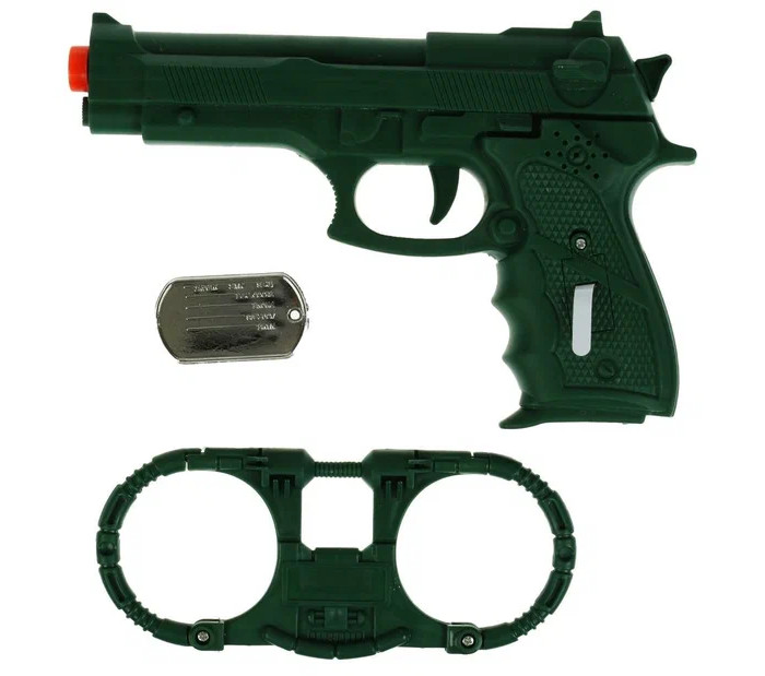 Игрушечное оружие Играем вместе Набор оружия Военный Пистолет R542-H40124-R игрушечное оружие играем вместе набор полиция b1869800 r
