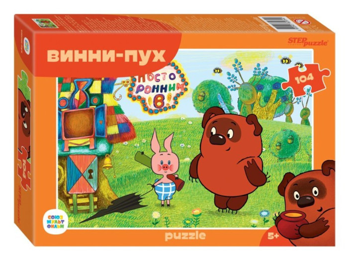  Step Puzzle Пазлы Винни Пух (104 элемента)