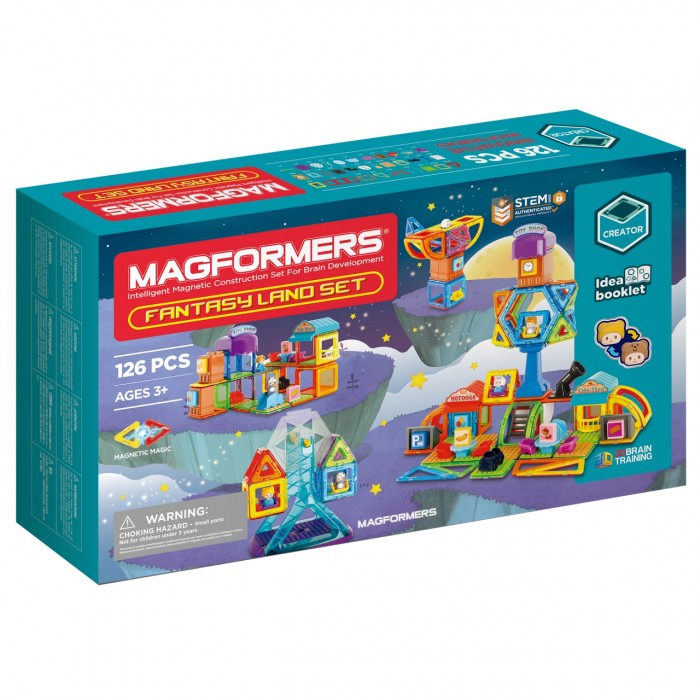 

Конструктор Magformers Магнитный Fantasy Land Set (126 деталей), Магнитный Fantasy Land Set (126 деталей)