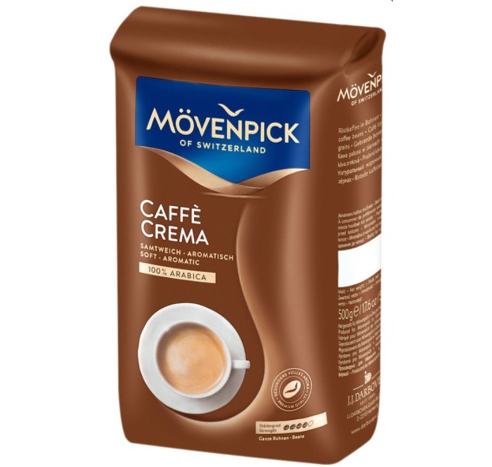 

Movenpick Кофе Caffe Crema зерно 500 г, Кофе Caffe Crema зерно 500 г