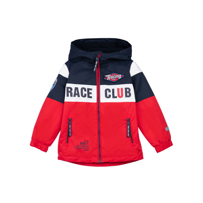 Playtoday Куртка текстильная с полиуретановым покрытием для мальчика Racing club 12312005 playtoday куртка текстильная для девочек 12122601