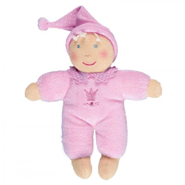 цена Куклы и одежда для кукол Spiegelburg Плюшевая Кукла  розовая Baby Gluck 93398
