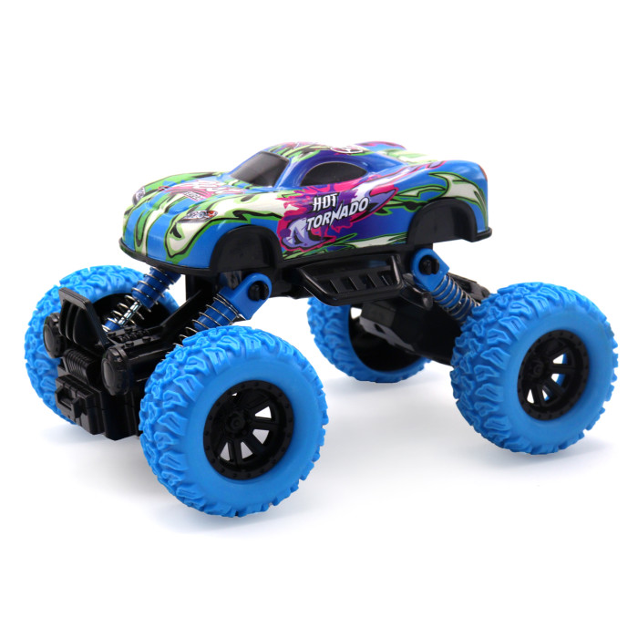 

Funky Toys Инерционная die-cast машинка с рессорами и большими колесами 18 см, Инерционная die-cast машинка с рессорами и большими колесами 18 см