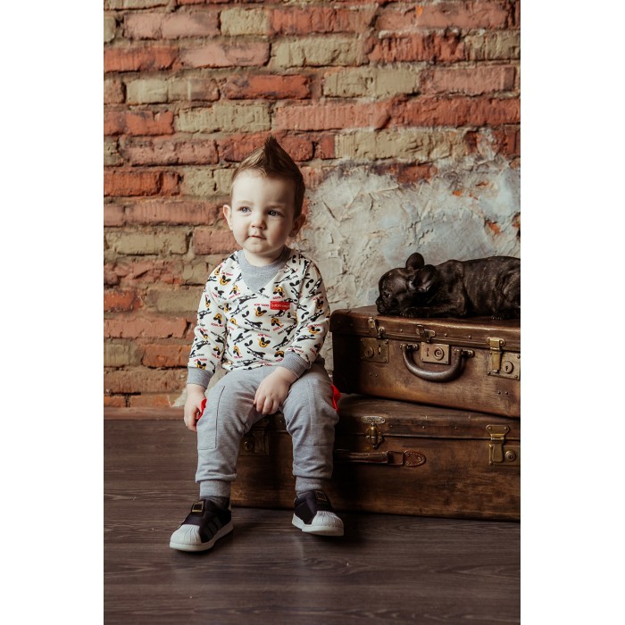 

Lucky Child Свитшот для мальчика принт Крутой парень, Свитшот для мальчика принт Крутой парень