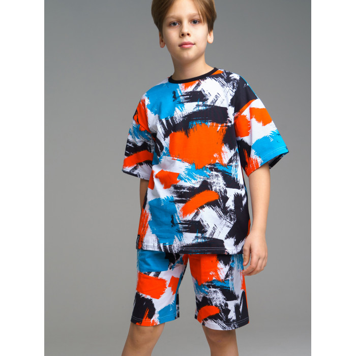 цена Комплекты детской одежды Playtoday Комплект для мальчика (футболка и шорты) Joyfull play 12311224