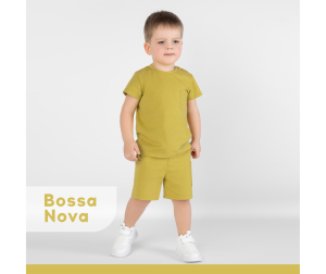  Bossa Nova Костюм для мальчика (футболка и шорты) 054Л23-161 - Горчичный