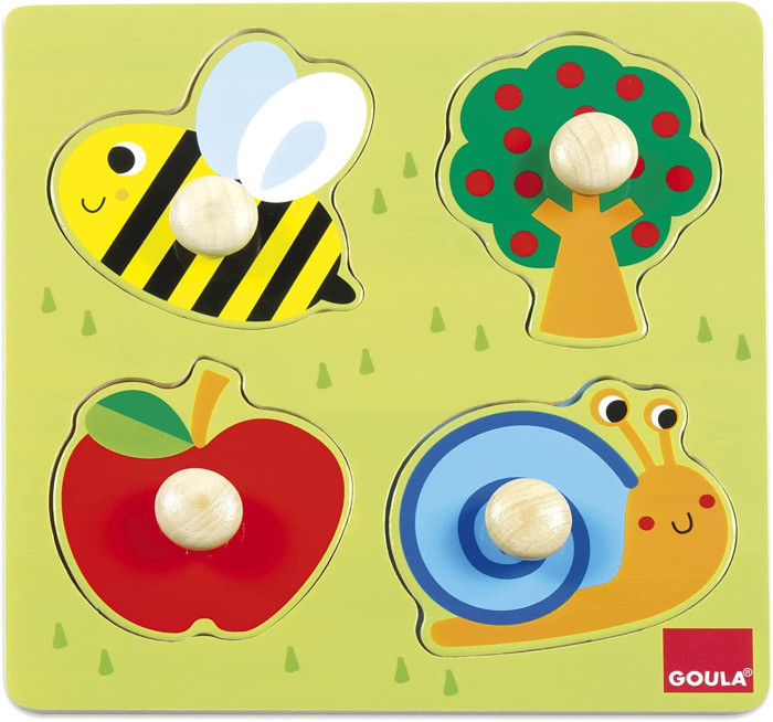 Деревянные игрушки Goula Рамка-вкладыш Сад деревянные игрушки goula рамка вкладыш любимая еда