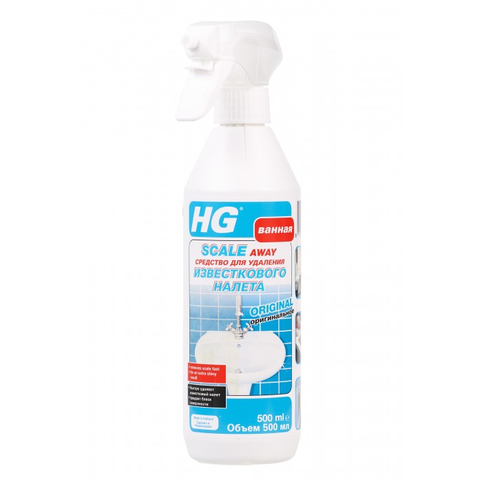 HG Средство для удаления известкового налета 0.5 л чистящиее средство для туалета мишка 200 гр