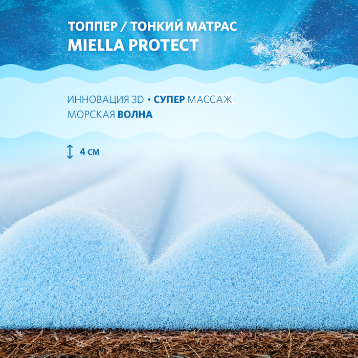 

Матрас Miella Protect 190x120x4, Protect 190x120x4