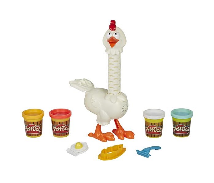 Play-Doh Hasbro Набор для лепки Курочка - чудо в перьях