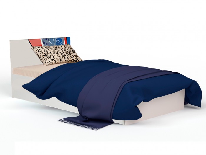 Кровати для подростков ABC-King Человек паук с рисунком и подъёмный механизмом 190x120 см наклейка в детскую комнату человек паук