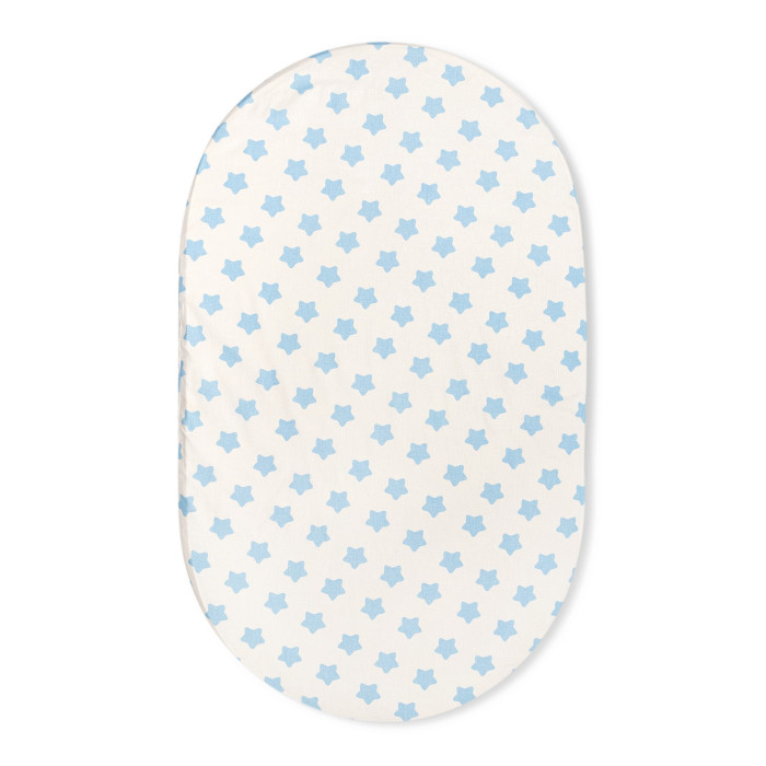 Forest kids Простынь для овального матраса на резинке Stars 125х75