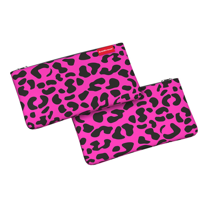 

ErichKrause Пенал конверт Light Velvet Leopard 220x120 мм, Пенал конверт Light Velvet Leopard 220x120 мм