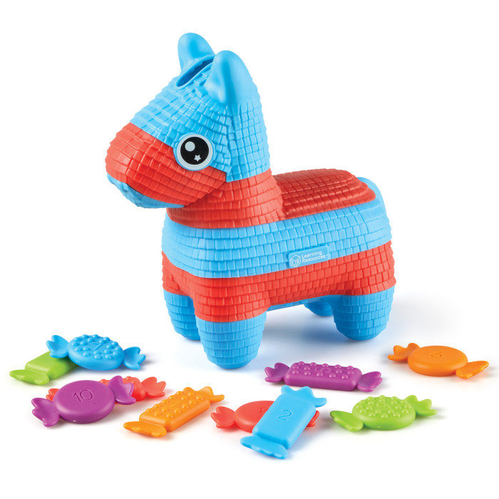 Сортеры Learning Resources для малышей Лошадка Пиньята пиньята лама с припасами 36 × 20 × 10 см разноцветный