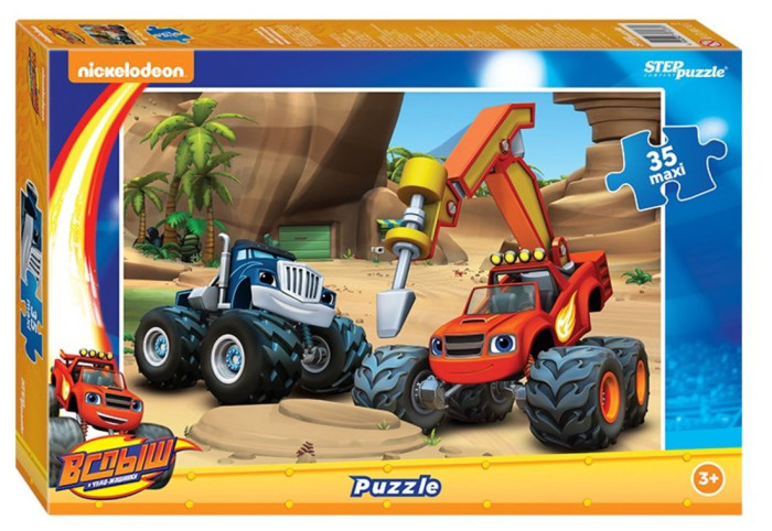 

Step Puzzle Пазлы макси Вспыш и чудо-машинки (35 элементов), Пазлы макси Вспыш и чудо-машинки (35 элементов)