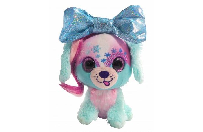 Мягкие игрушки Shokid Little Bow Pets щенок Frosty с бантиком сюрпризом 18 см