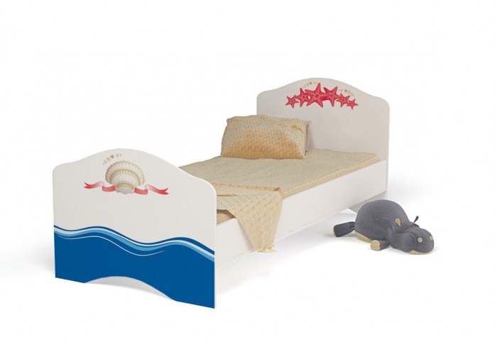 Подростковая кровать ABC-King Ocean без ящика для девочки 160x90 см подростковая кровать abc king человек паук с рисунком без ящика 160x90 см
