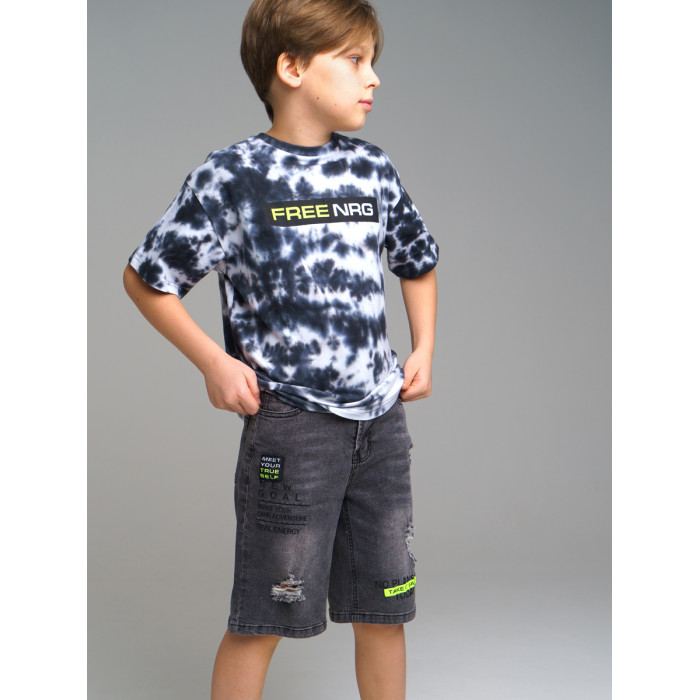 Шорты и бриджи Playtoday Шорты текстильные джинсовые для мальчиков City energy tween boys 12311060
