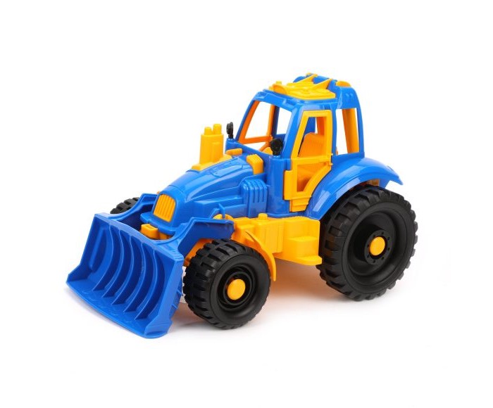Машины Нордпласт Трактор с грейдером 398 игрушка трактор с грейдером 37см