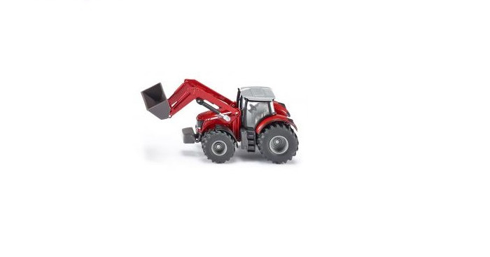 Машины Siku Модель трактора Massey Ferguson с фронтальным погрузчиком 1:50 трактор siku massey ferguson 0847 1 87 7 6 см красный