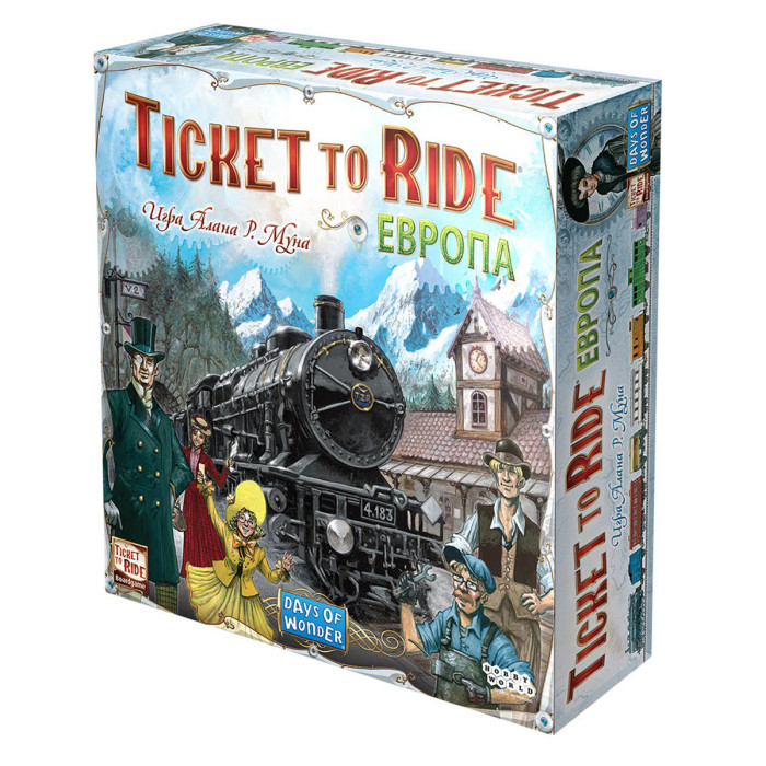 Hobby World Настольная игра Ticket to Ride: Европа горошек зеленый европа 400 г ж б ключ