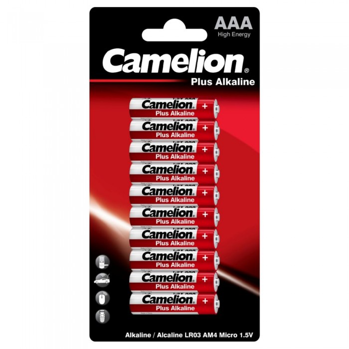 

Camelion Батарейка Plus Alkaline (LR03) BP1x10P, Батарейка Plus Alkaline (LR03) BP1x10P