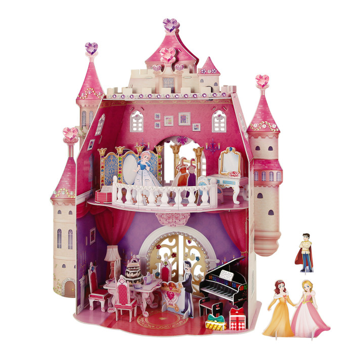 фото Rezark сборные модели кукольные домики замок принцессы