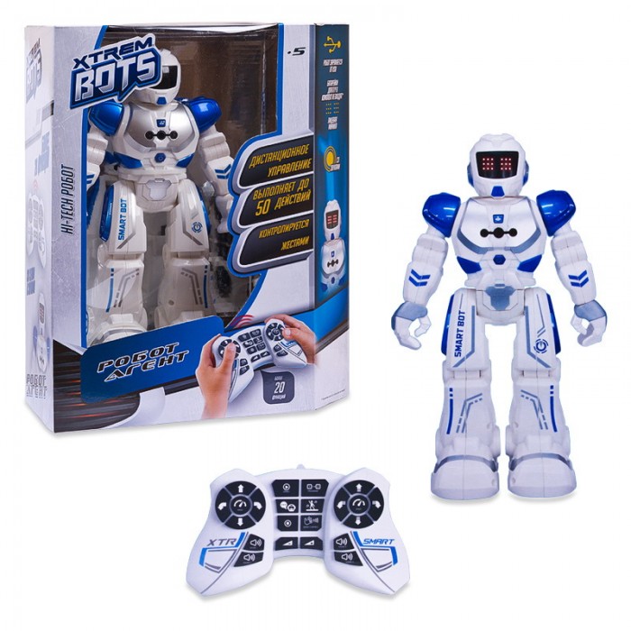 Роботы Xtrem Bots Робот на радиоуправлении Агент я робот сорвиголова 2 dvd
