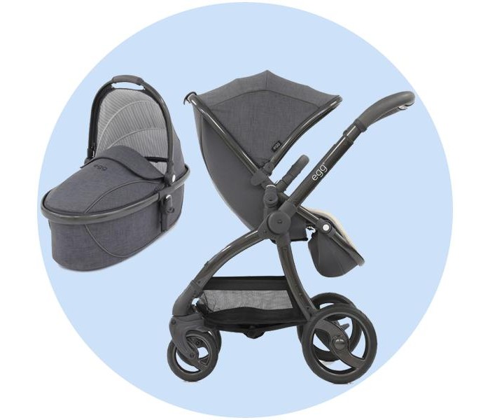 Egg quantum store grey carrycot