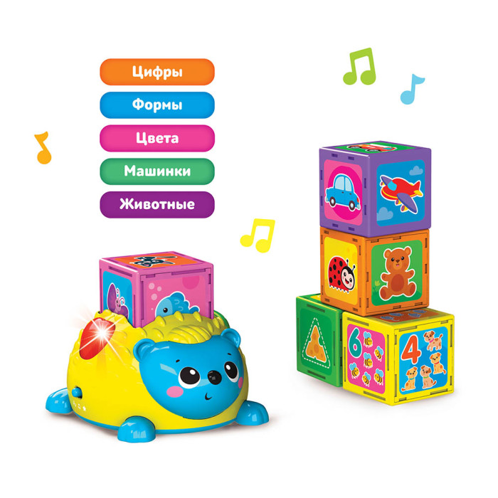 Развивающая игрушка Азбукварик Первые знания с Ёжиком