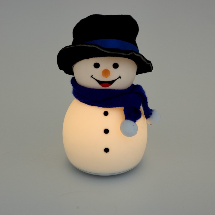 Лючия Ночник Мяшки-светяшки 141 Снеговик в шляпе 4606400511571 - фото 1