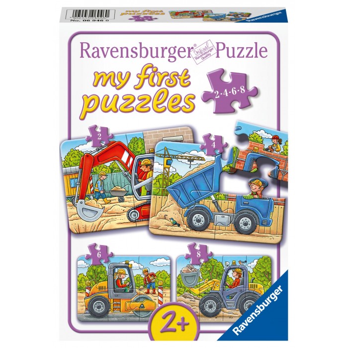 

Ravensburger Пазл Строительная техника 4 шт., Пазл Строительная техника 4 шт.