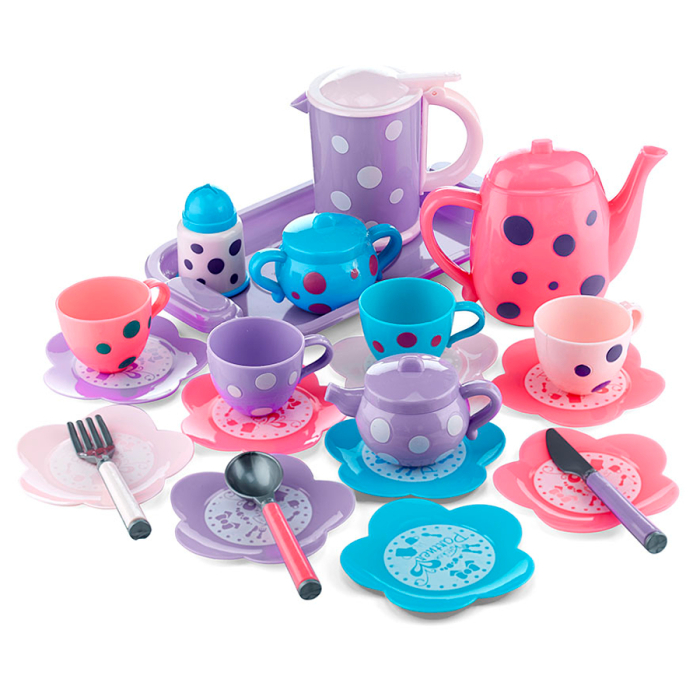 Ролевые игры Donty-Tonty Игровой набор Чайный сервиз (22 предмета) набор для кухни галинка 3 плита чайник чайный набор