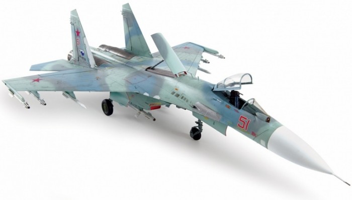 Звезда Набор подарочный-сборка Самолёт Су-27СМ краска для моделей звезда акрил медь